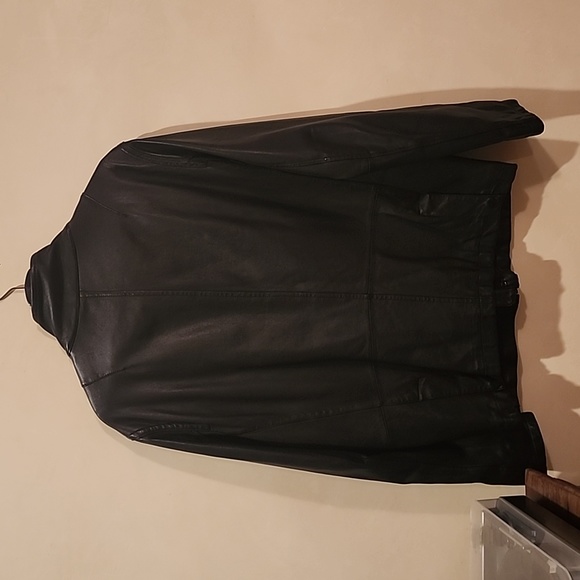 Banana republic leather biker jacket - Picture 3 of 4